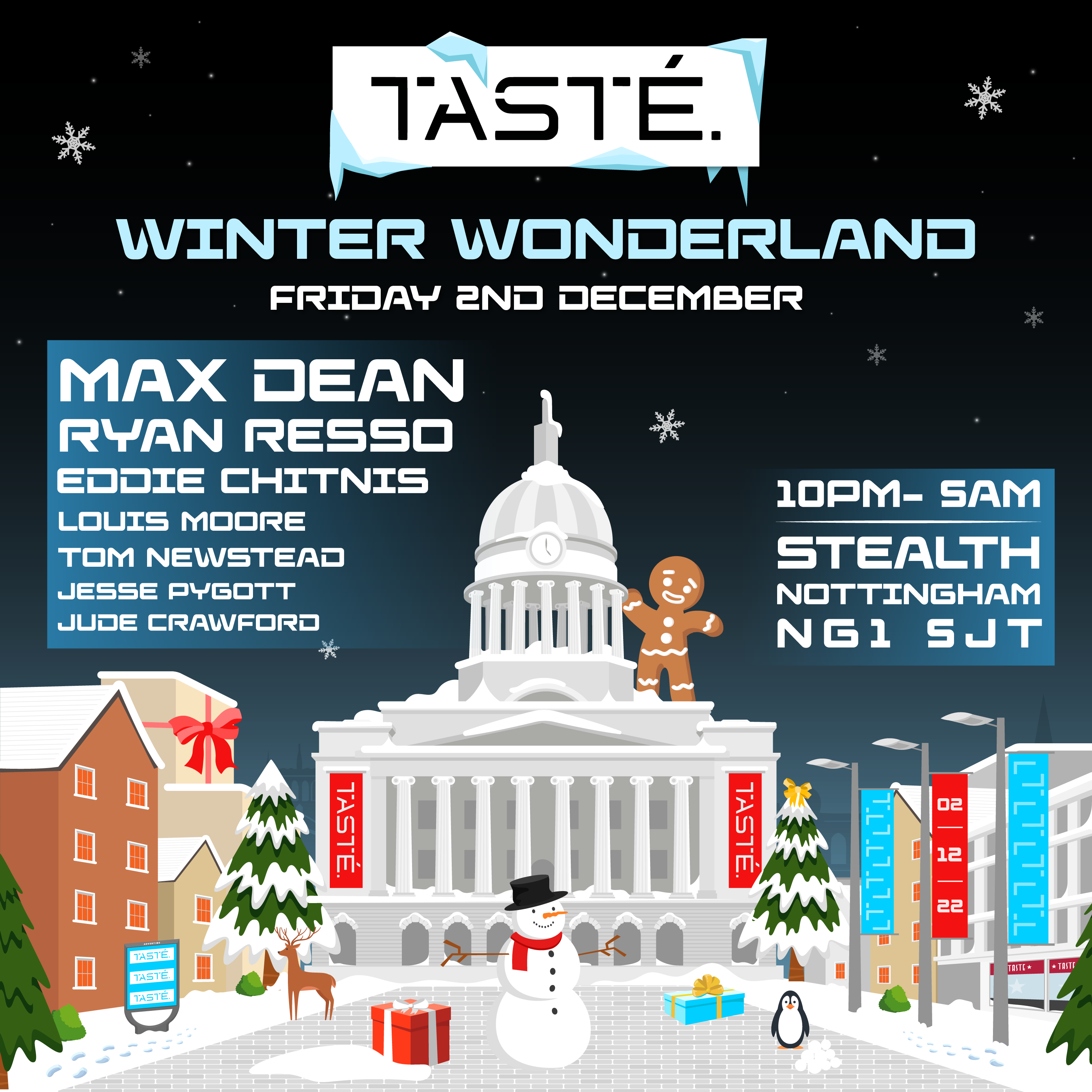 Max Dean At Stealth Taste Presents Winter Wonderland Stealth Nightclub